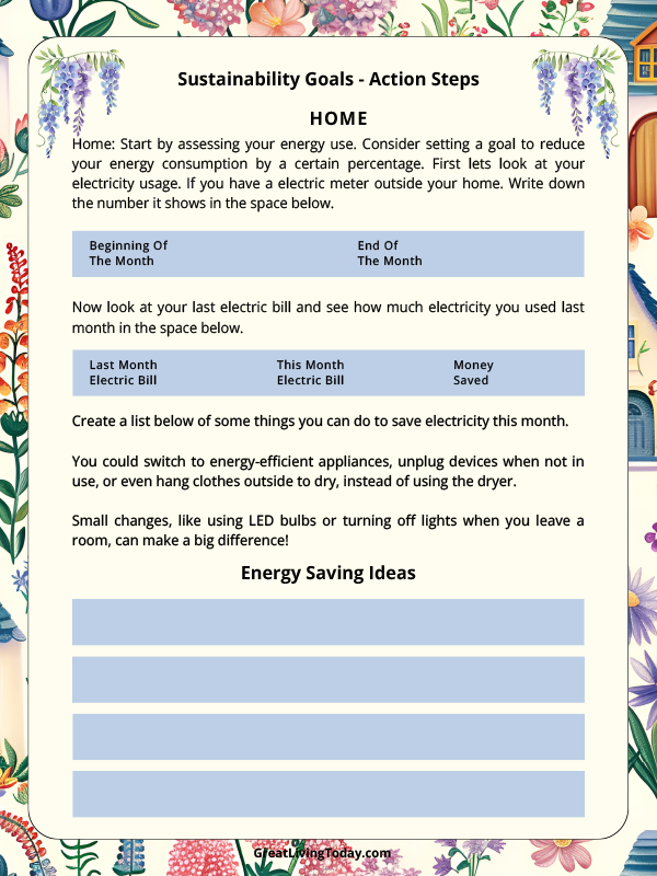 Sustainable Living Planner and Journal - Image 2