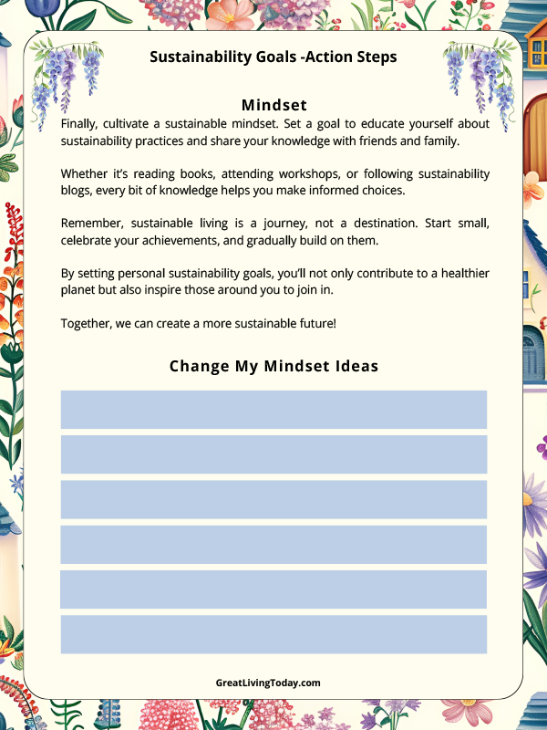 Sustainable Living Planner and Journal - Image 4