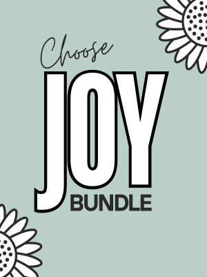 Choose Joy Journal and Planner Bundle